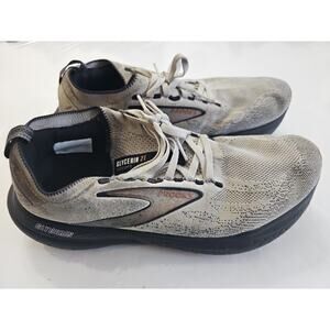 Brooks Glycerin 21 Stealthfit Mens Running Gray Shoes Size 10 Sneaker